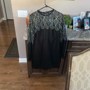 Black cocktail dress